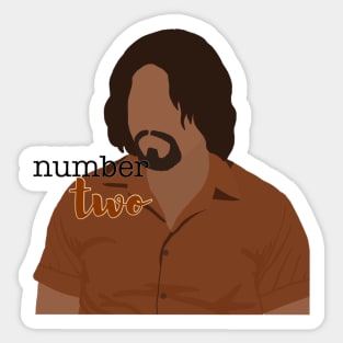 number two diego Sticker